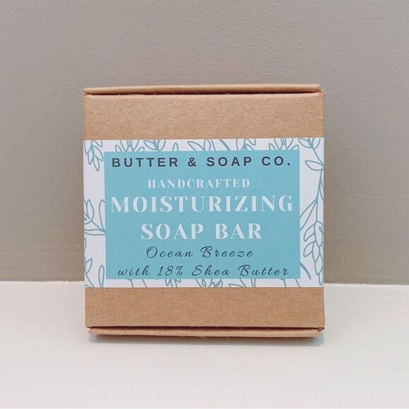 One MEN Elegant Oceanic Teal Double Butters Soap Bar - Picture 2 of 5